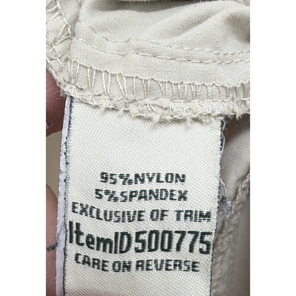 Ll Bean Pants Hiking Straight Leg Nylon Blend Camp Cargo 20W Plus Womens‎